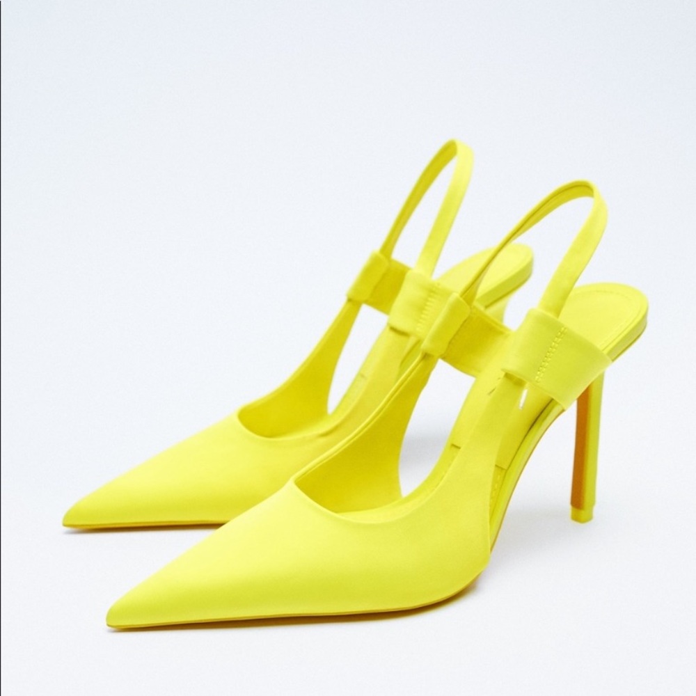 🔥Zara heeled slingbacks🔥